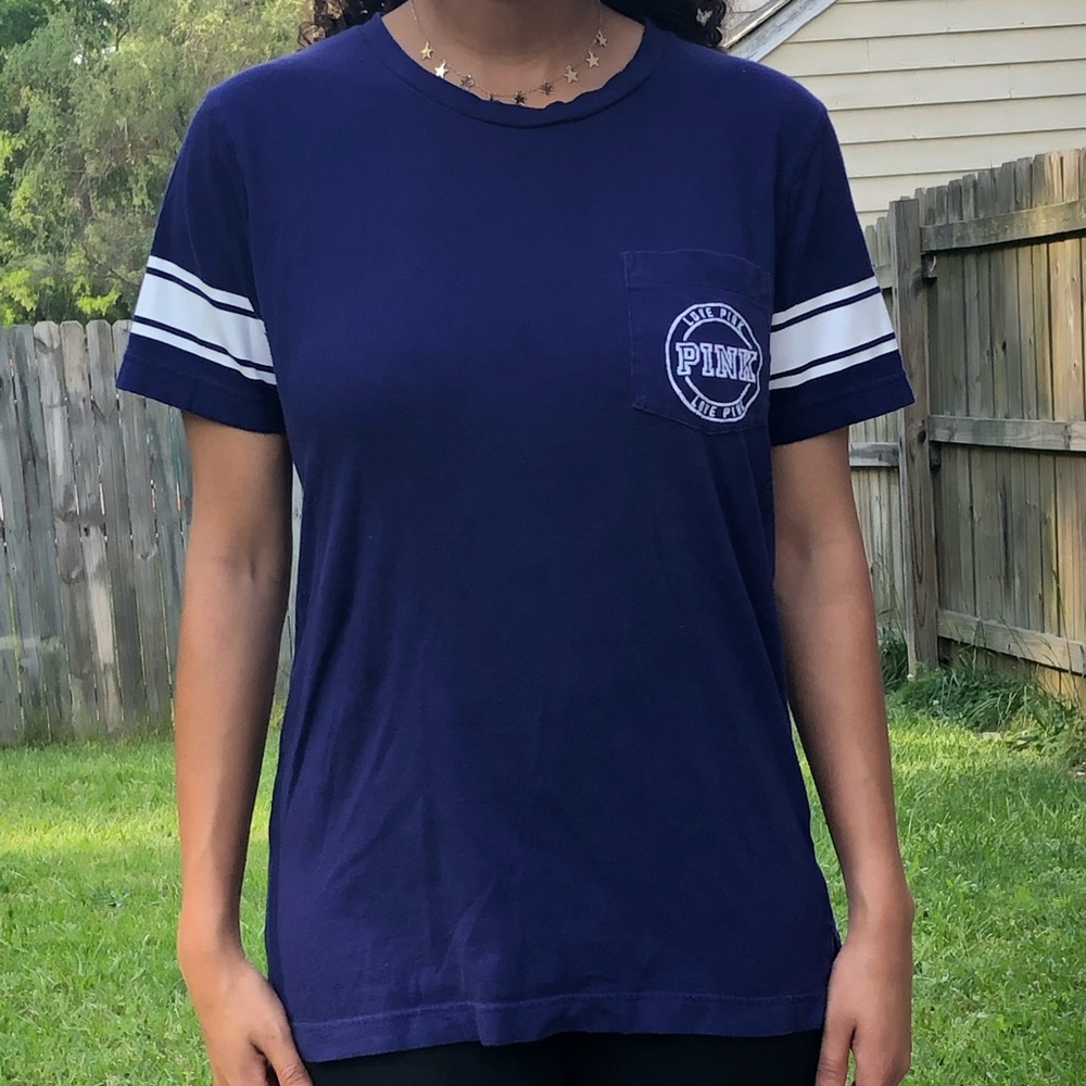 PINK short-sleeve shirt